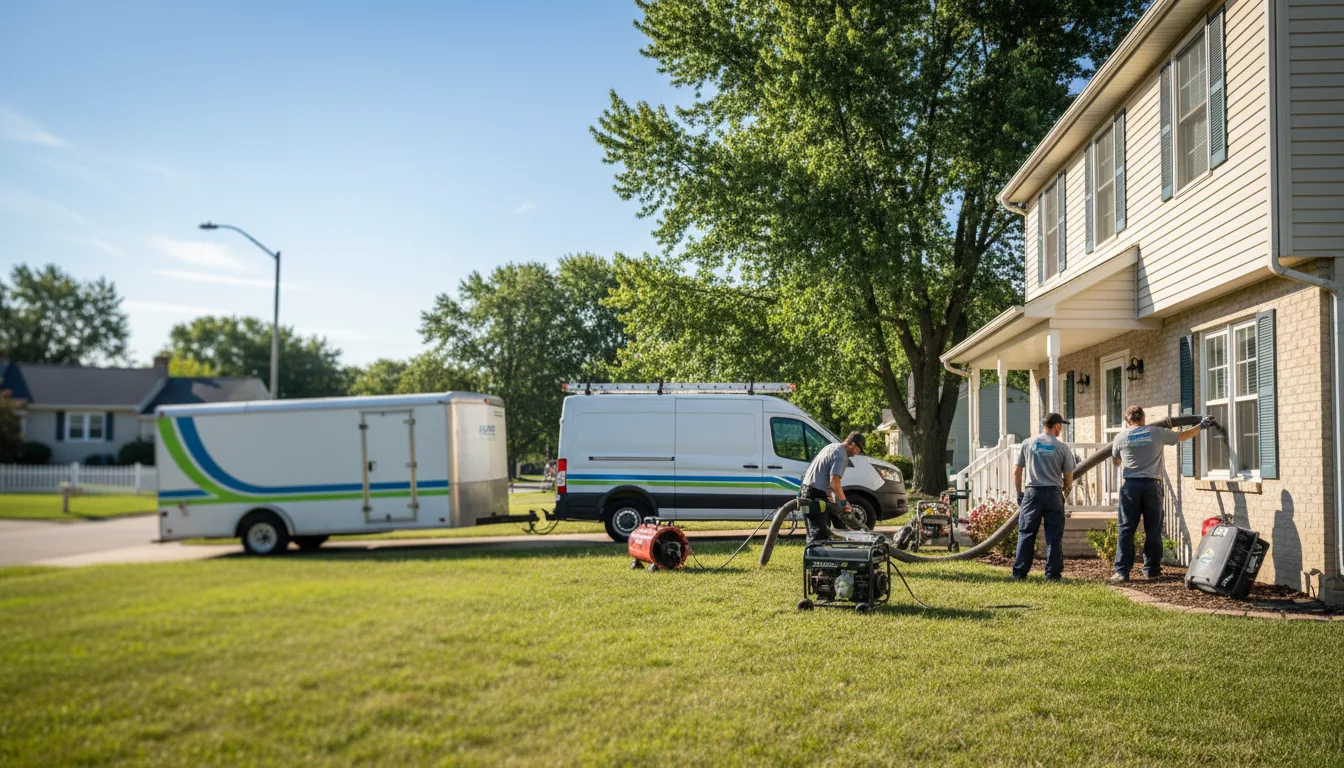 Flooded Basement Restoration And Cleanup With Repair in Fults, IL near me